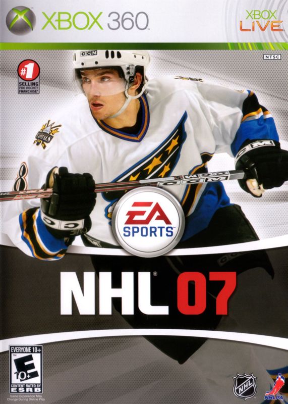 NHL 07 box art for Xbox 360